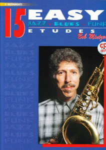 15 Easy Jazz, Blues & Funk Etudes + CD.Saxophone Alto - Mintzer, Bob