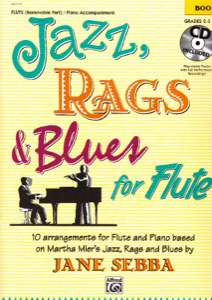 Jazz, Rags & Blues for Flute + CDGrades 2-3 - Mier, Martha / Sebba, Jane