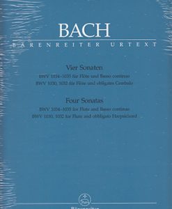 Four Sonatas BWV 1034, 1035, 1030, 1032 - Bach, Johann S.