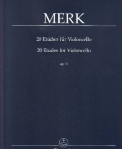 20 Etudes for Violoncello Op. 11 - Merk, Joseph