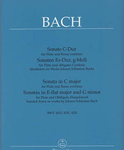 Sonate C-Dur BWV 1033,1031,1020 - Bach, Johann S.