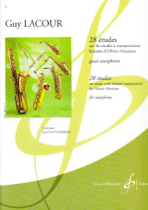 28 Etudes Saxophone sur Modes Messiaen