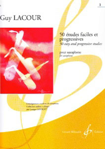 50 Etudes Faciles et Progressives Vol. 1 - Lacour, Guy