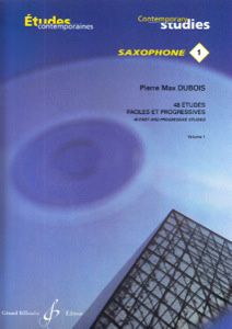 48 Etudes Faciles et Progressives Vol. 1/Etudes Contemporaines Saxophone 1 - Dubois, Pierre Max