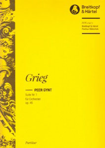 Peer Gynt Suite Nº.1 Op.46/ Full Score - Grieg, Edvard/ Clarke, Richard