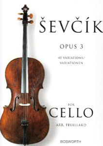 Sevcik Cello Studies Op.3 40 Variations - Sevcik, Otakar