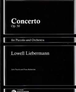 Concerto Op. 50/ Red.Pno. - Liebermann, Lowell