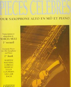 Pièces Célèbres 1º Saxo Alto y Piano