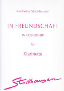 In Freundschaft for Clarinet - Stockhausen, Karlheinz